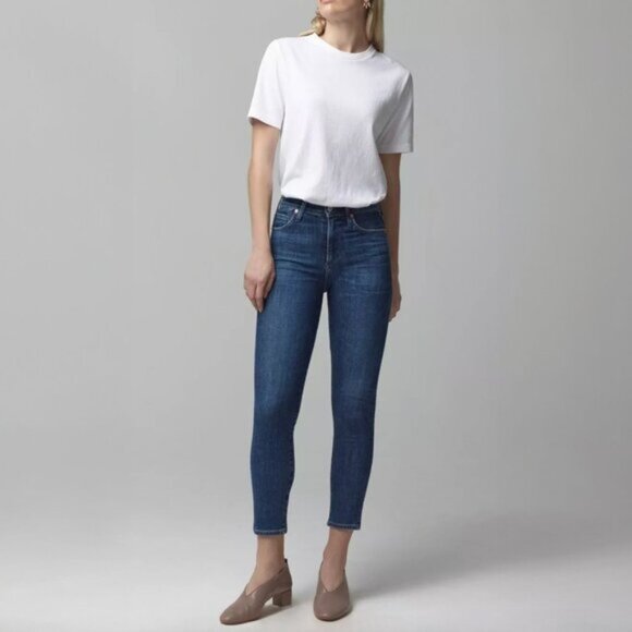 Citizens of Humanity Rocket Crop High Rise Skinny Jeans Size 28 - Picture 1 of 6